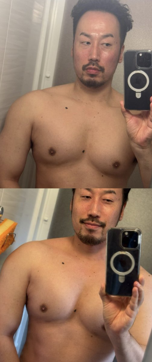 今発熱中やけどようやく微熱まで下がり元気出てきたら筋トレ行きたーてしゃーない笑

似たような角度の写真探して比較してみた💪

↑2月

↓11月

ちょっとずつやけど変わってるなーと思う💪