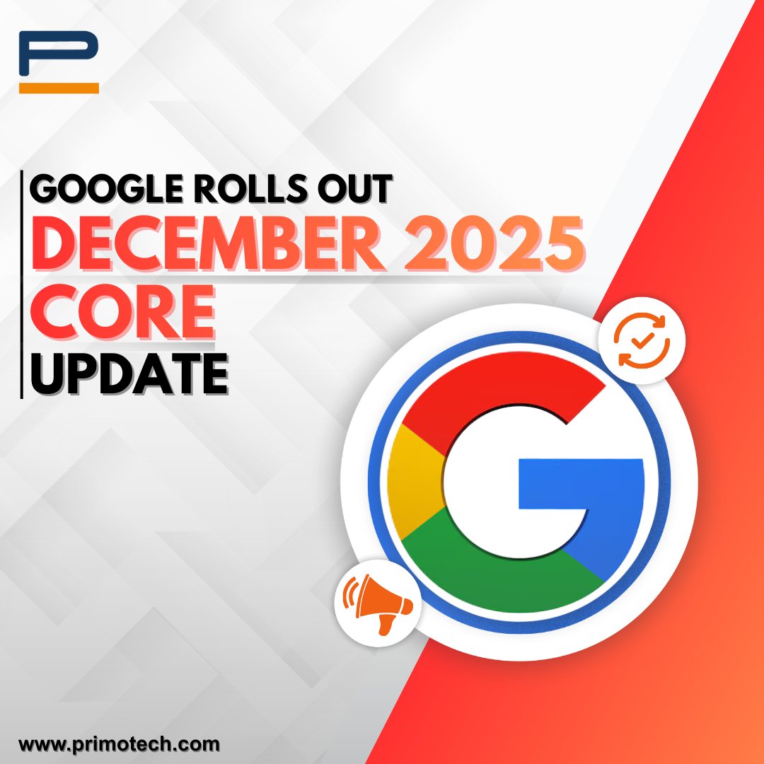 primotech1's tweet image. 🚨 Google’s December 2025 Core Update is LIVE! Rankings are shifting, and people-first content, UX, and E-E-A-T matter more than ever. Stay ahead with smart SEO, AI-driven optimization, and content strategy.

Read in full: primotech.com/google-rolls-o…

#GoogleCoreUpdate #SEO2025