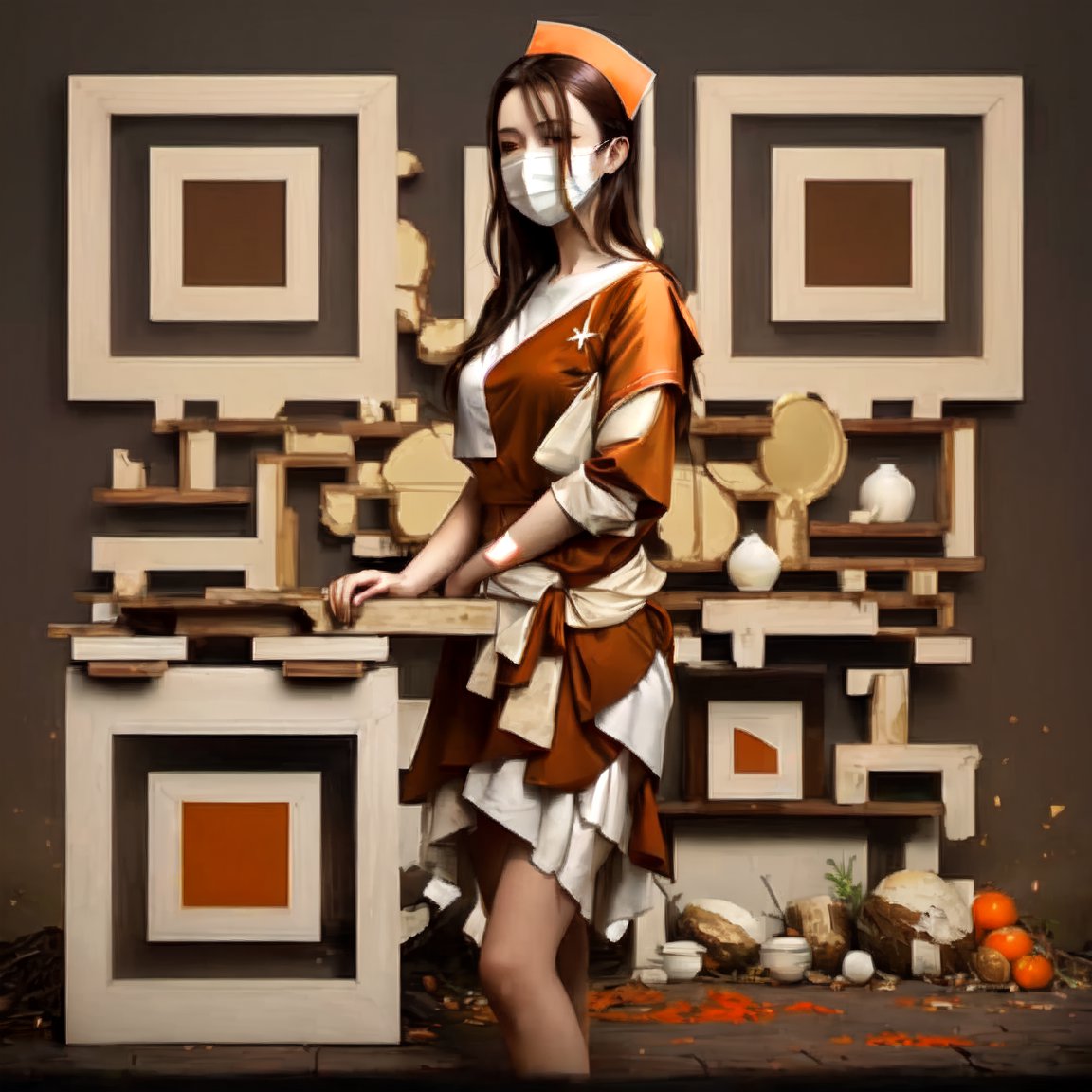 Nurse QR code Break #nurse #art #qr
