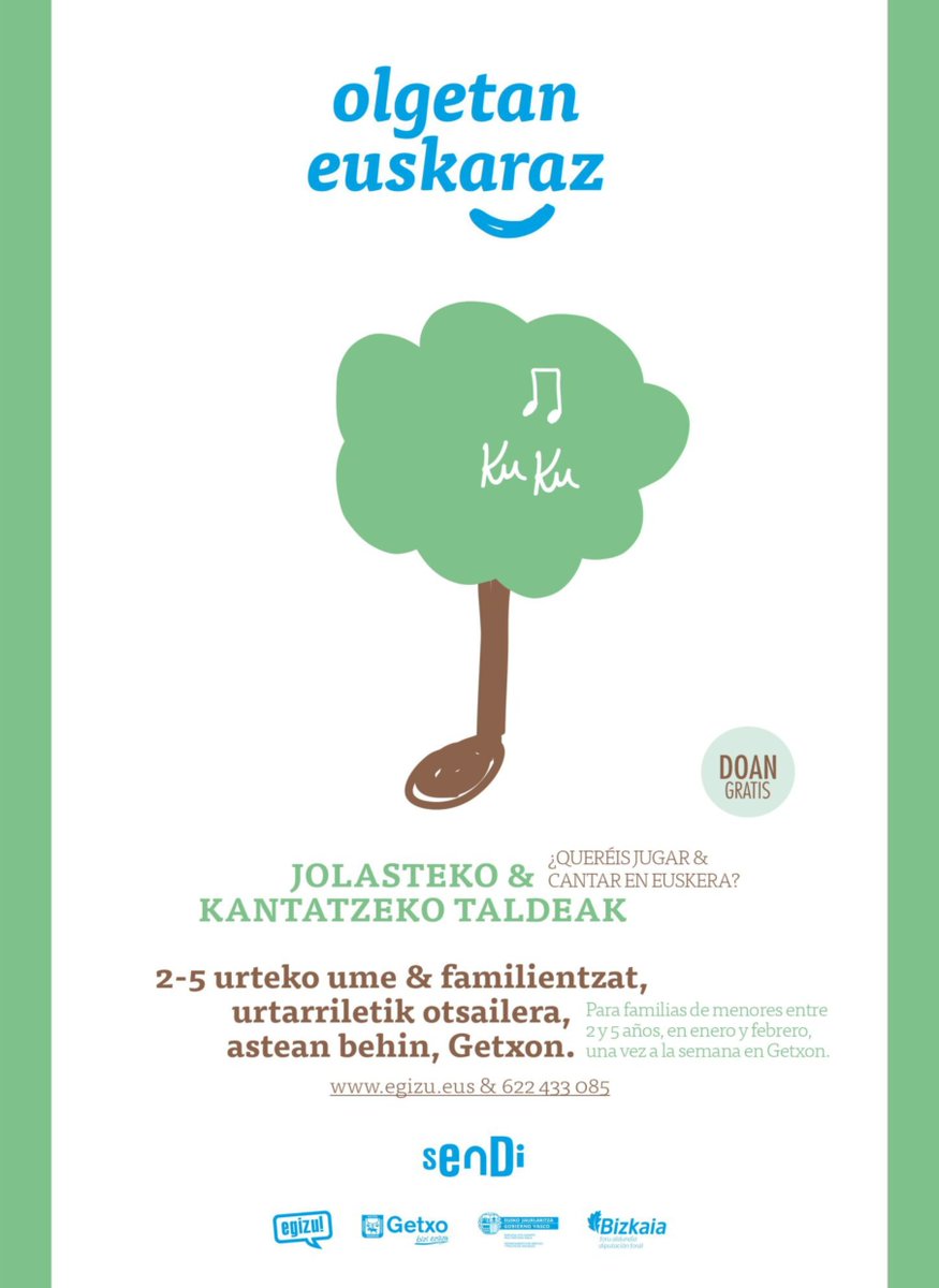 SendiGetxo's tweet photo. Abenduan familian euskaraz egiteko planak 🎭🎨🎬 - https://t.co/8NsfQzCRZs https://t.co/6Mo60pQmUg