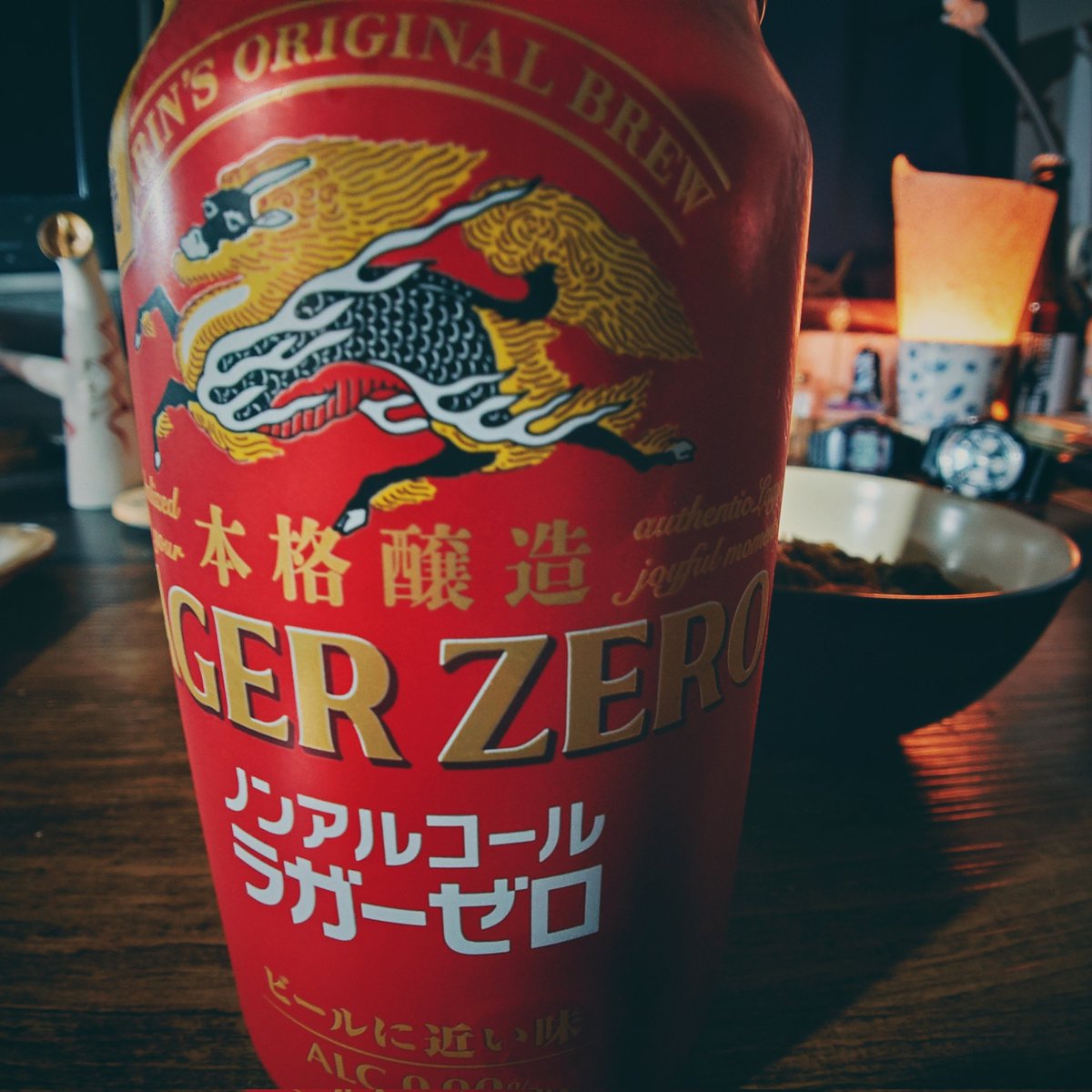 水夜🌃ウィッスです！ 今日は休肝日 ノンアルで乾杯です！