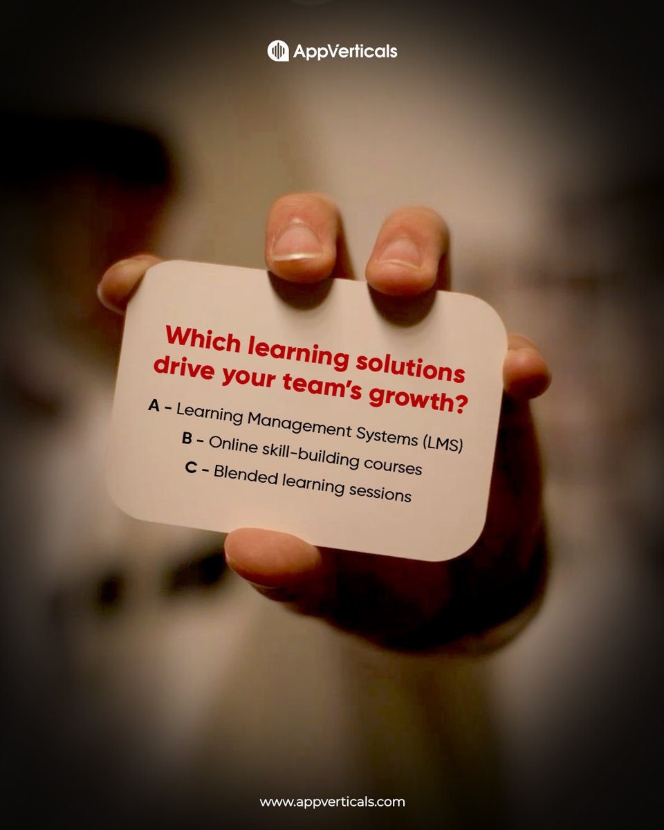 AppVerticals's tweet photo. Team development is easy to plan… but hard to make stick.  ⏳

We’re curious which learning approach has actually driven real growth and capability building for your team? 💡

Share your insights below 🌟

#FutureOfWork #SkillsDevelopment #B2BEdTech #Leadership https://t.co/4UCMZPtkYL