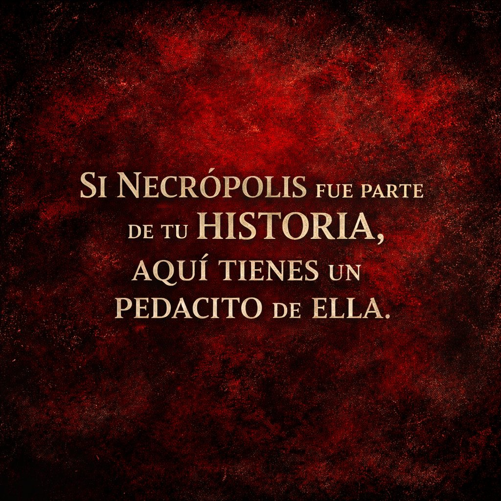 AbramOficial's tweet photo. 🩸NECRÓPOLIS · 20 ANIVERSARIO🩸
Hace 20 años salió mi primera referencia, Necrópolis

Con los años he comprendido algo muy fuerte: Necrópolis habló de vulnerabilidad cuando nadie lo hacía

Por eso he querido celebrarlo con vosotros

🩸 SOLO 20 UNIDADES
👉 https://t.co/L35SSxNMQL https://t.co/pwFOQKxFYQ