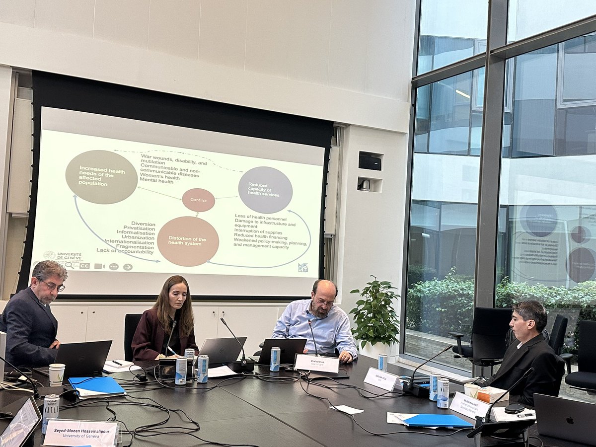 policyCollege's tweet image. Symposium on Humanitarian Health Diplomacy, organized by #CPP @HBKU with the @Hum_StudiesGVA, the symposium brought together experts to explore health as a neutral tool for dialogue, access &amp;amp; recovery in conflict settings, with a focus on Syria &amp;amp; Occupied Palestinian Territories