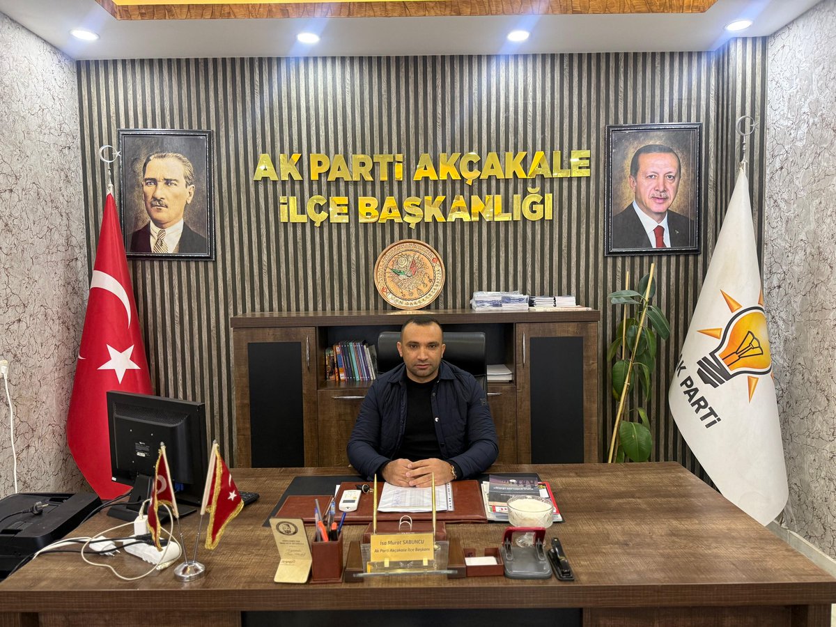 📌Bugün AK Parti Akçakale İlçe Başkanlığımızda Nöbetçi İlçe Başkan Yardımcımız İbrahim Ençbir görev başında.

✏️Milletimize katkı sunabilmek için biz buradayız.Kapımız da gönlümüz de hemşehrilerimize açık.

#AKAkçakale #AKParti #İsaSabuncu

<a href="/RTErdogan/">Recep Tayyip Erdoğan</a> <a href="/abuyukgumus/">Ahmet Büyükgümüş</a> <a href="/acarfaruka/">Faruk Acar</a>