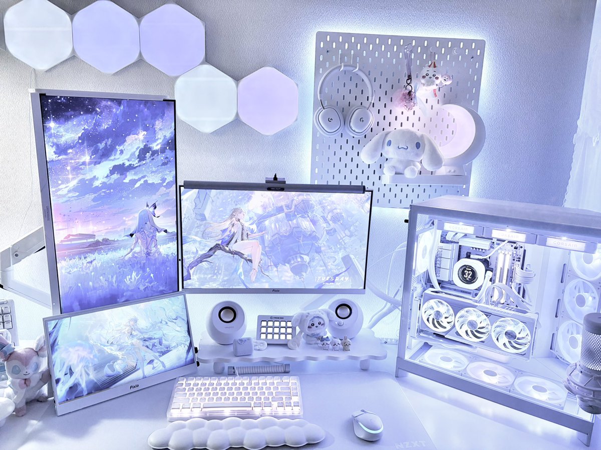 ___nya___n's tweet image. 透明感🫧
#desksetup