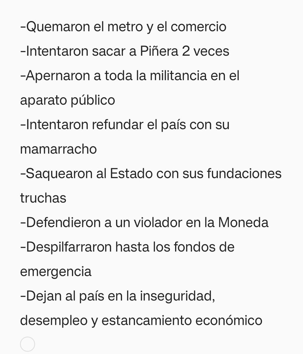 Resumiendo...
Gabriel Boric FA-PC con el apoyo de toda la izquierda...👇🏻#Chile