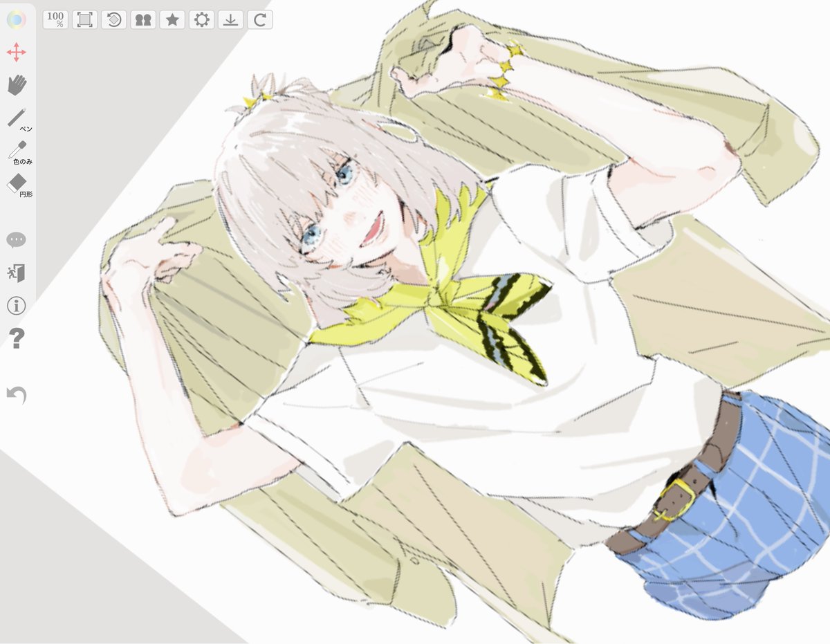 このオベロンさん可愛く描けてお気に入り