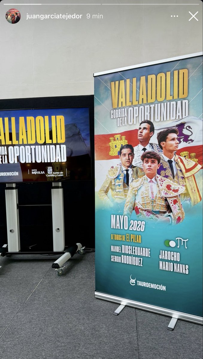 Cartelazo de jóvenes “Made in CyL” para Valladolid en 2026.

Con esta terna tan atractiva se da algo de savia nueva a la plaza, que ya venía de unas temporadas bastante repetitivas.