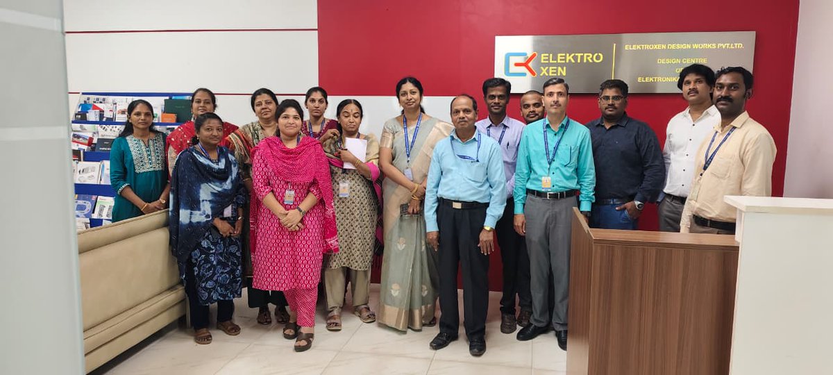 iesaonline's tweet photo. #IESA organised an impactful #AcademiaIndustry Visit in Chennai, bringing faculty members from @SRM_Univ to the #TechnicalWing of #ElektronikaSales Private Limited.
https://t.co/4cGsVS5S8l https://t.co/bIfUEMNY4i