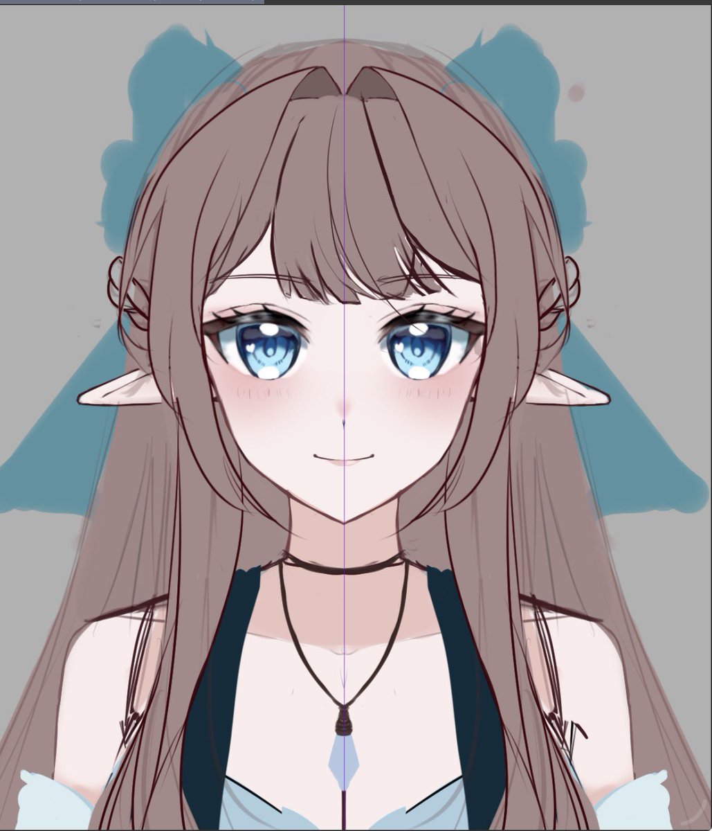 LuminieveVT's tweet image. She’s turning so cute omg ;-; 

#Vtuber #Vtubermodel