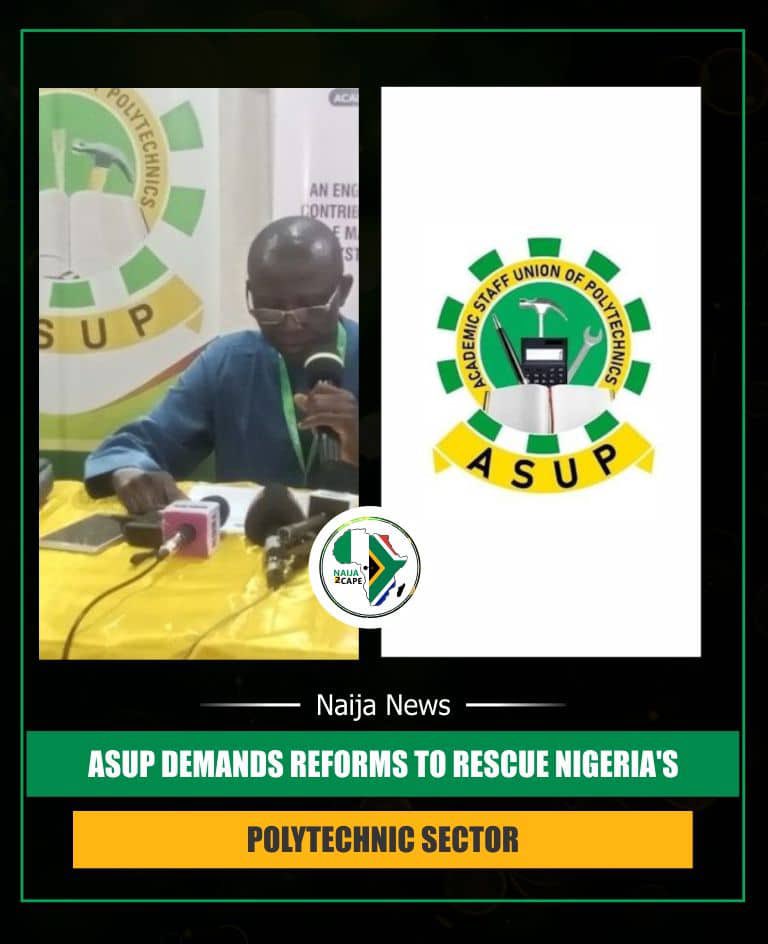 naija2capeblog's tweet image. ASUP calls for urgent reforms to rescue Nigeria’s polytechnic sector, warning that neglect could further weaken technical education nationwide.

#ASUP #Polytechnics #EducationReform #NigeriaEducation #Naija2Cape