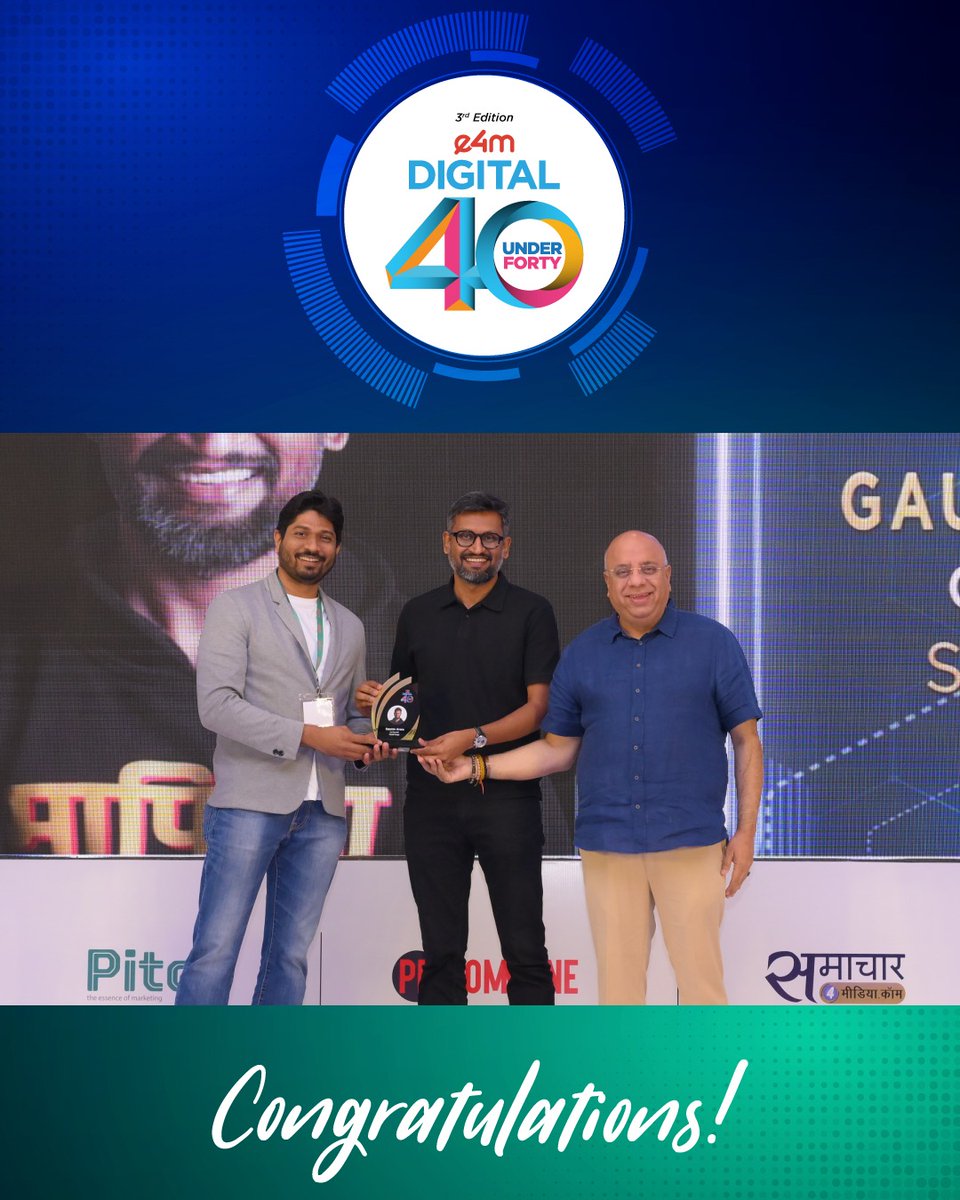 e4mevents's tweet image. Big wins for big thinkers!
Congratulations to @thebigvella , Co-Founder, @socialpanga recognized among the #e4mDigital40Under40 - your leadership is inspiring a new digital era.

#e4mAwards #DigitalLeadership #40Under40 #FutureOfDigital #e4mLive