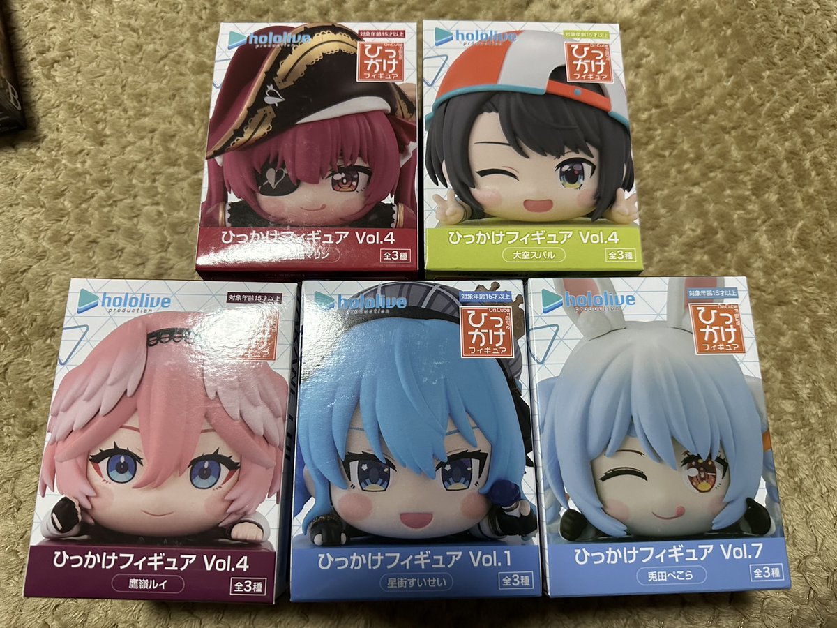 ☆F229ケースに入荷しました！！ ホロライブ ひっかけフィギュア ・星