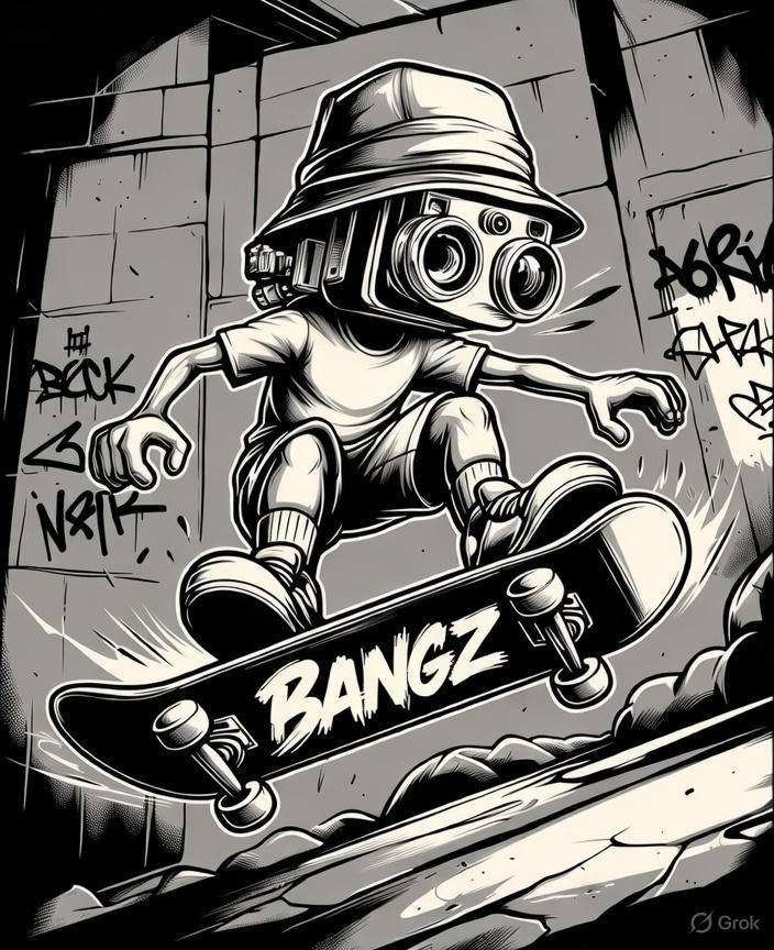 BangzBoard's tweet image. GM Bangzers, crypto degens, and #Vefam! ☕🛹

Waking up with that rebel spirit: ollie over the dips, grind through the bear, and hold strong on $VET.
Who's kicking off the day with some real-world tricks and blockchain wins? Let's ride this wave! 🚀💥
#SkateLife #Crypto #VeChain