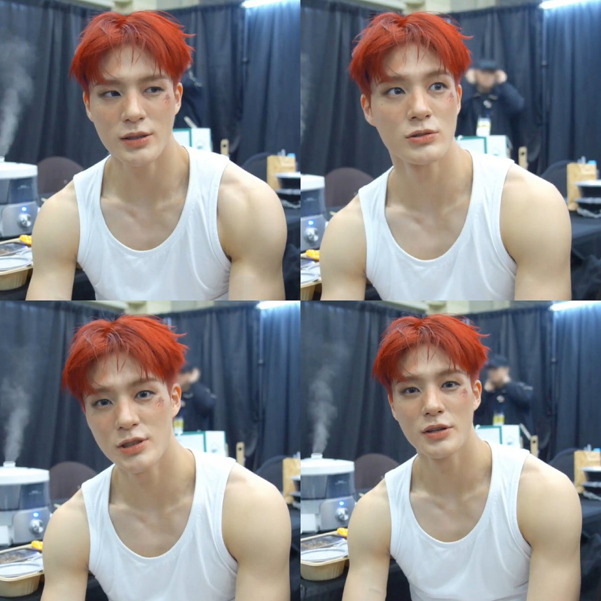 jungshasa's tweet photo. cutie face + broad shoulders 🫠❤️ https://t.co/qqKUmbxc3R