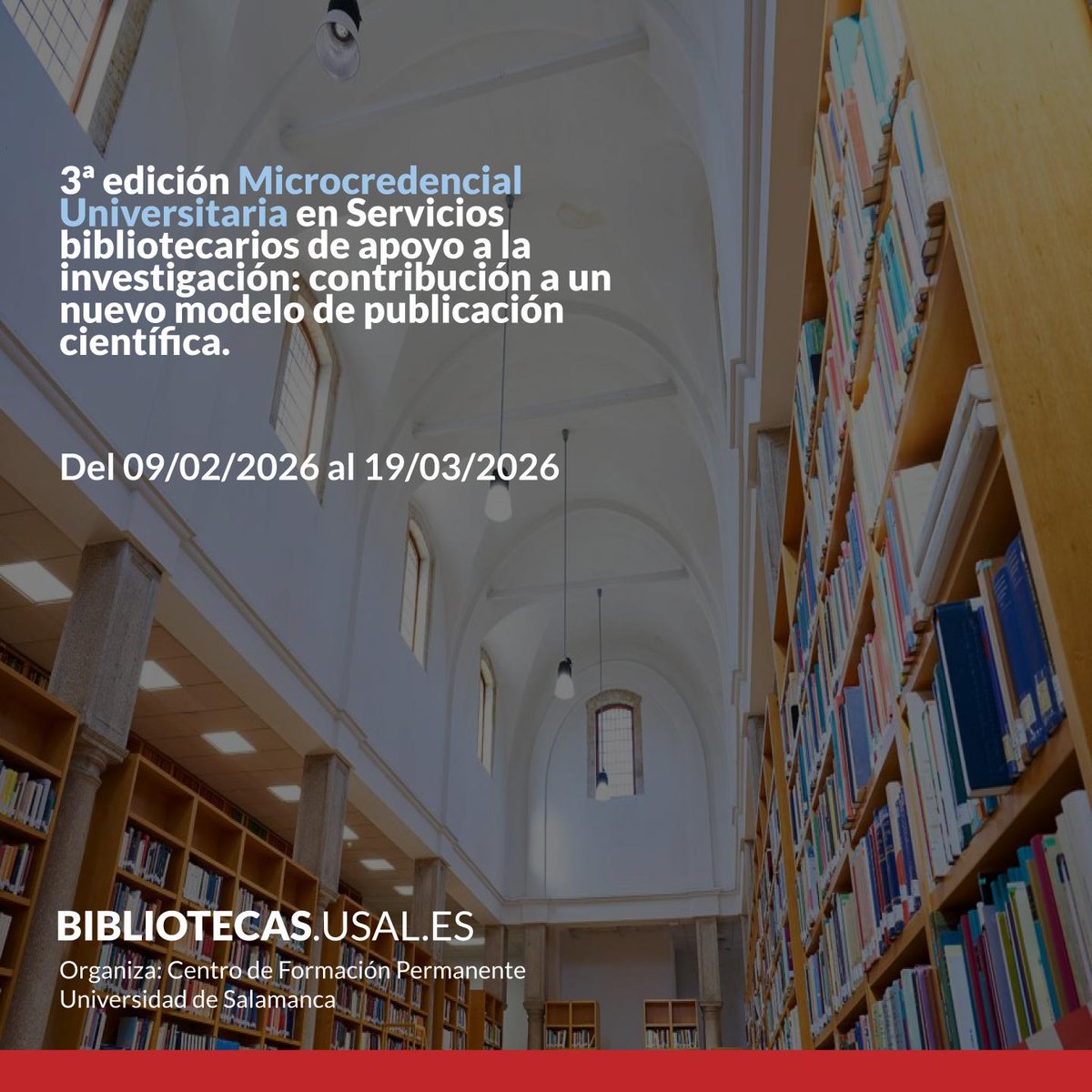 Bibliotecas USAL tweet media