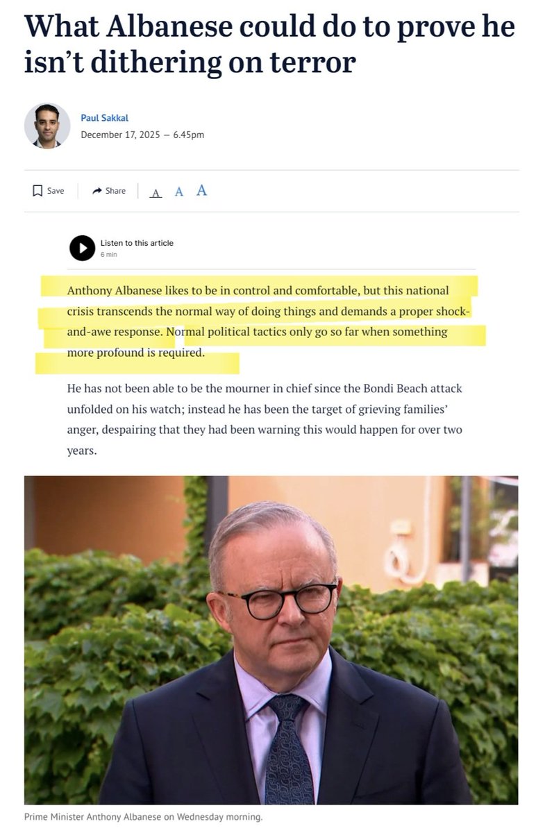 taipan168's tweet image. This is exactly what Albo is. A ditherer.
smh.com.au/politics/feder…