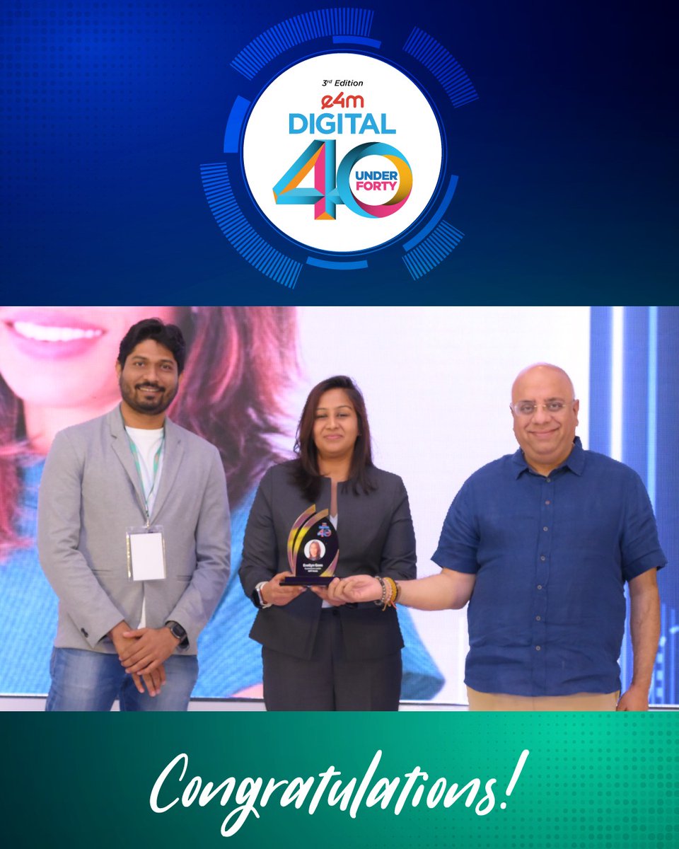 e4mevents's tweet image. Excellence. Innovation. Leadership.
Congratulations to @evellyngoes, Ecommerce Leader, @wppmedia  recognized among the #e4mDigital40Under40, for setting new benchmarks and inspiring the industry forward.

#e4mAwards