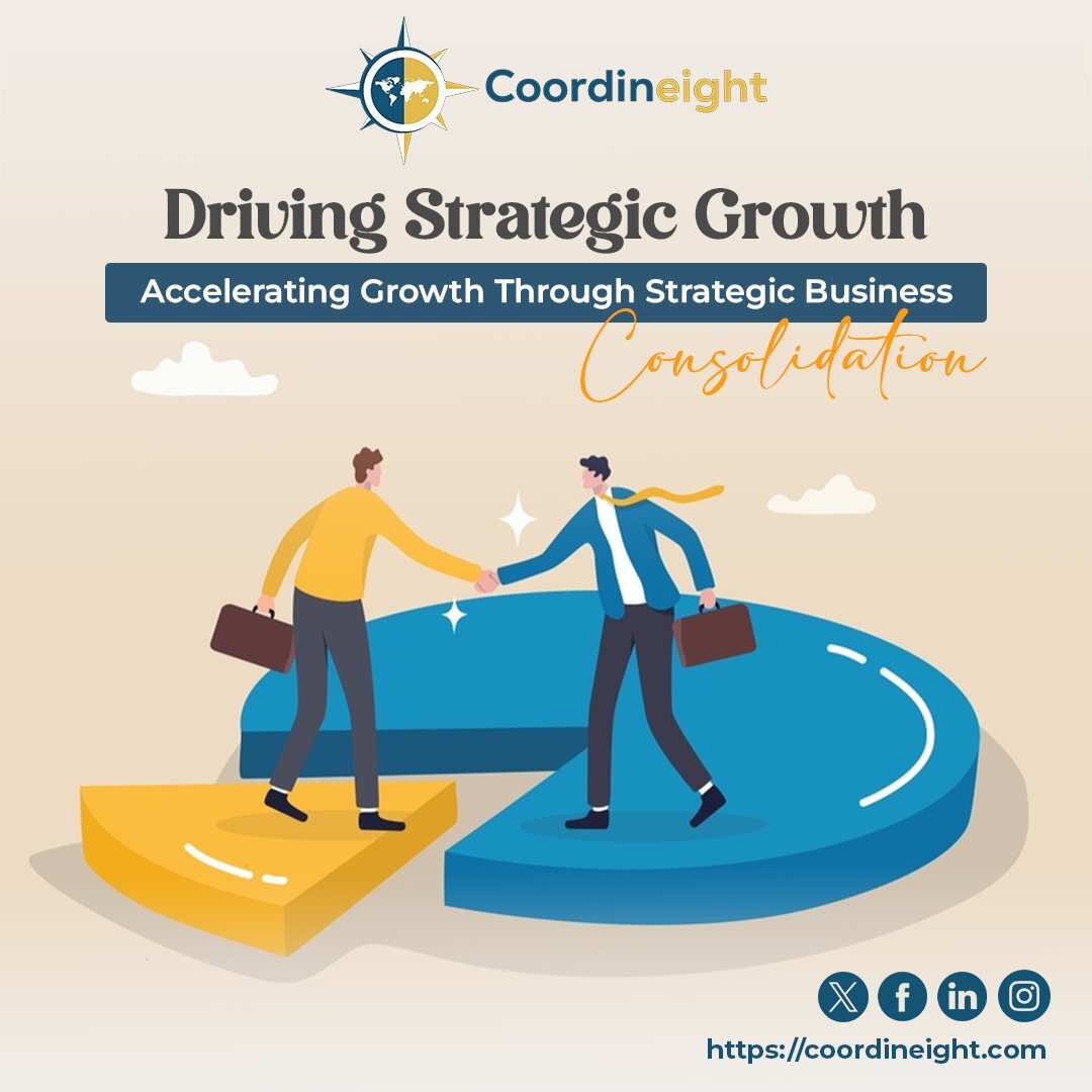 Coordineight's tweet image. Drive strategic growth through smart business consolidation. At CoordinEight, we help organizations align strategy, unlock value, and accelerate sustainable growth with clarity and confidence.
#StrategicGrowth #BusinessConsolidation #GrowthStrategy #Leadership