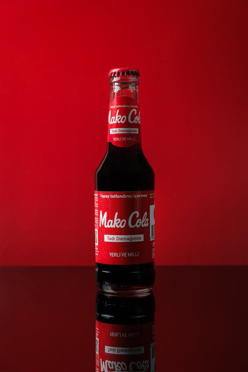 Mako Cola Yapay Tatlandırıcı İçermez.
Üstelik Yerli ve Milli 😉🧊 
#bizfarklıyız #tadıdamağında #YerliveMilli #İstanbul #Türkiye