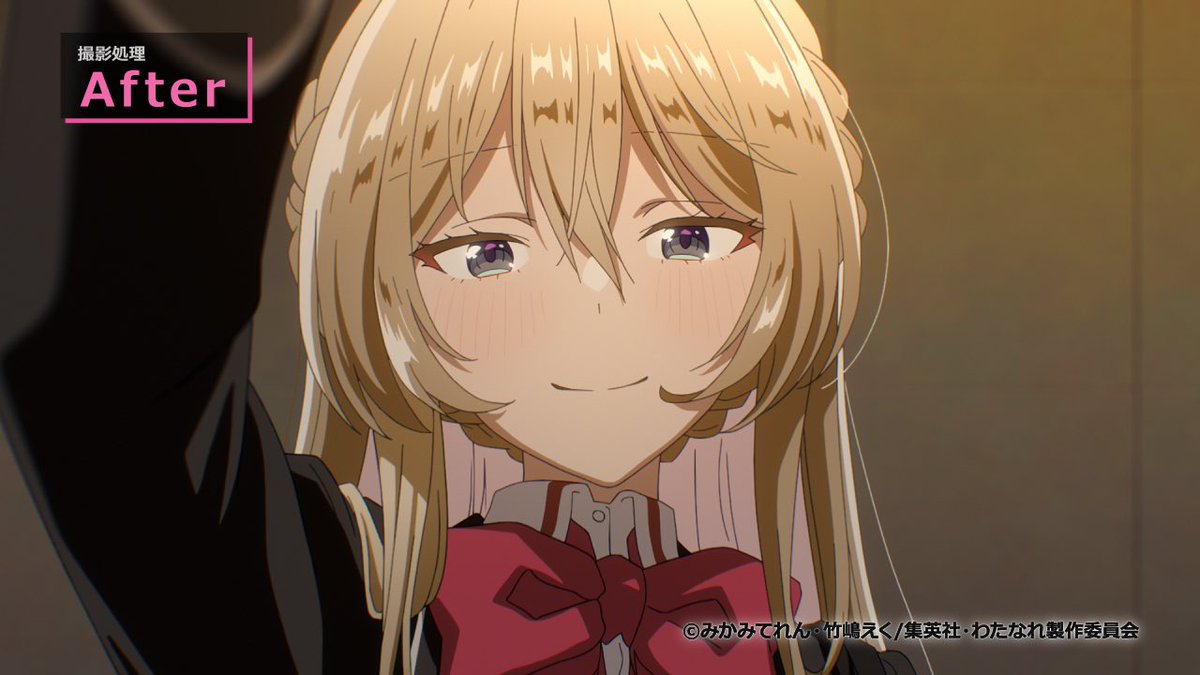 わたなれ撮影処理ビフォーアフター

個人的に1番好きな真唯のカット👑

#わたなれアニメ #WATANARE