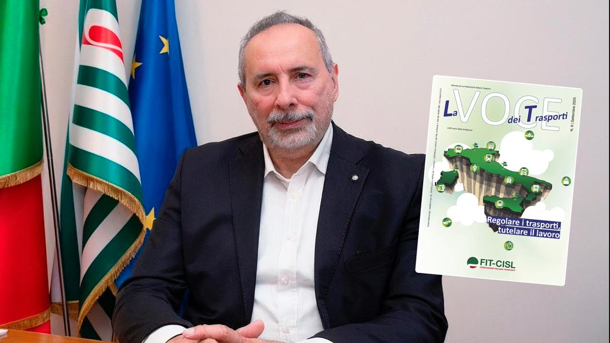 FitCisl's tweet image. 🗞️Online il nuovo numero de 𝐋𝐚 𝐕𝐨𝐜𝐞 𝐝𝐞𝐢 𝐓𝐫𝐚𝐬𝐩𝐨𝐫𝐭𝐢
➡️tinyurl.com/4bh63xk9
✍️L'editoriale del Segretario Generale @FitCisl @salvopellecchia 𝑹𝒆𝒈𝒐𝒍𝒂𝒓𝒆 𝒊 𝒕𝒓𝒂𝒔𝒑𝒐𝒓𝒕𝒊, 𝒕𝒖𝒕𝒆𝒍𝒂𝒓𝒆 𝒊𝒍 𝒍𝒂𝒗𝒐𝒓𝒐 👉tinyurl.com/4a7x9rkv

🔎Visita il sito…
