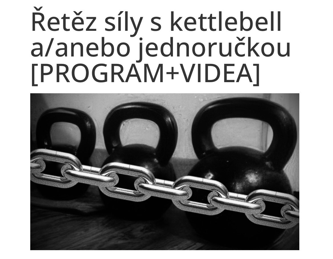 Legendární, ale jednoduchý program od jednoho z největších siláků všech dob, „Die Kette“ aka Řetěz: Železné kardio staré školy. A nejen to > kb5.cz/2025/12/retez-…