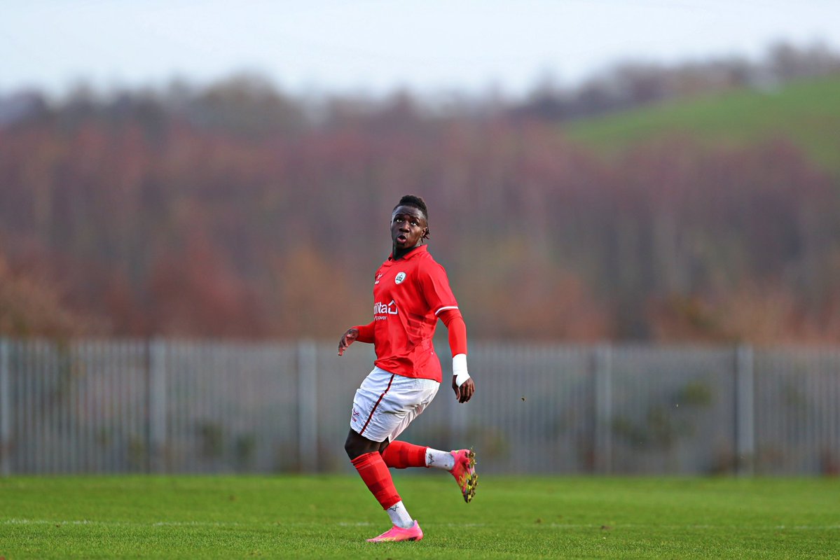 sameaden's tweet image. 🔴 Fabio Jalo of Barnsley FC U21s during the Professional Development League fixture vs Huddersfield Town U21s at the Oakwell Training Ground, Barnsley

#barnsleyfc