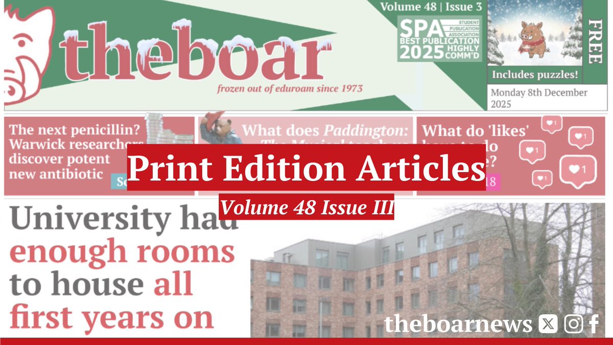 BoarNews's tweet photo. Our Volume 48 Issue III print articles are available to read online! 🎄🐗 

Image: The Boar

(🧵1/11) https://t.co/GTpXhGbDUy