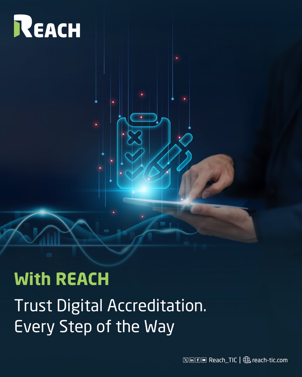 REACH_TIC's tweet photo. Focus on your goals we’ll handle the accreditation. #Reach_TIC digitizes every step of the process

Learn more: 
https://t.co/7yFFU7wN4U https://t.co/2whTbVaZ6g