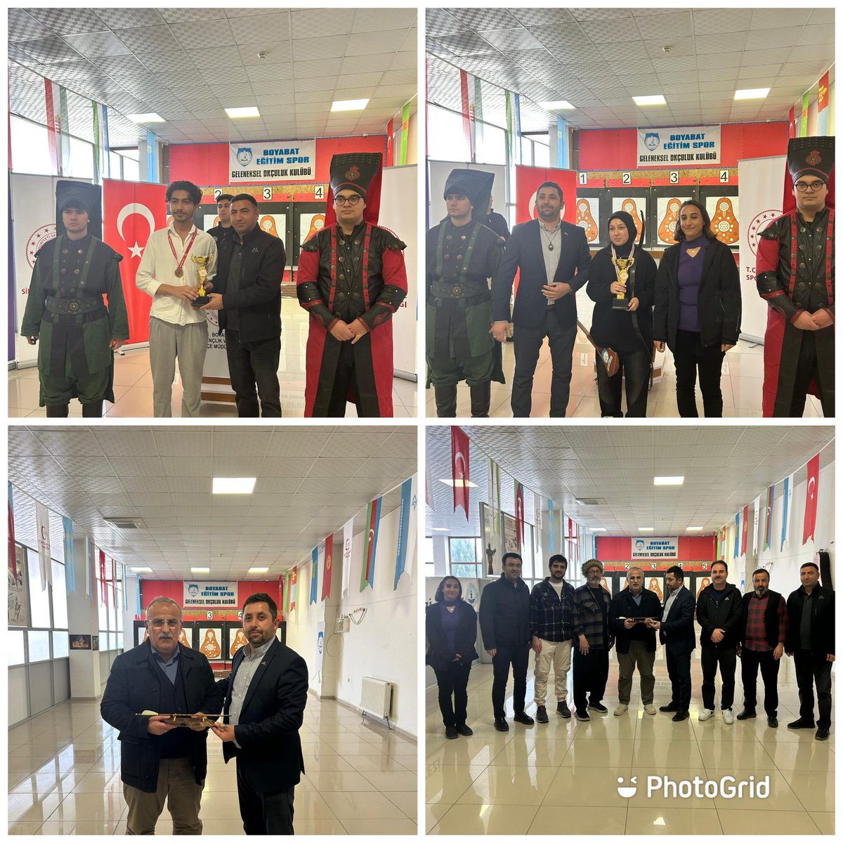 📍Boyabat

#YurtLig Geleneksel Türk Okçuluğu turnuvası dereceye giren öğrencilere kupa ve madalya takdimi ile sona erdi.🥇🏆

#GSBYurtları 🏹