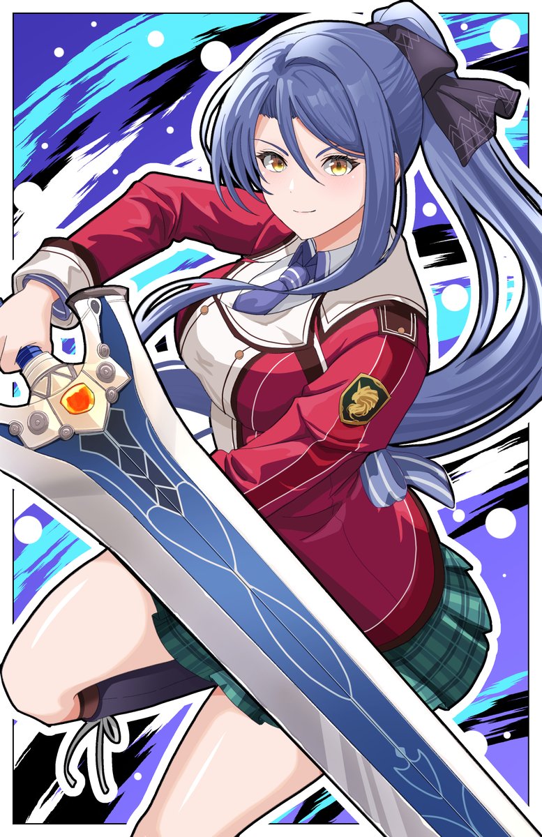 K_Daiiti's tweet image. Skebでリクエスト頂きました✍️
閃の軌跡 ラウラ