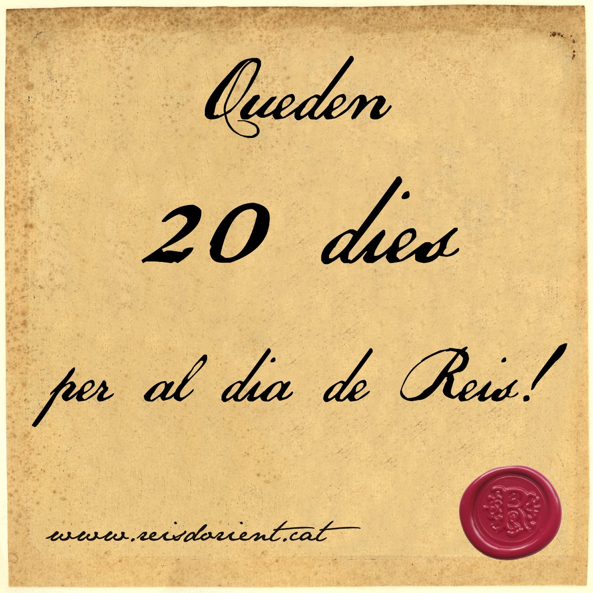 3ReisdOrient's tweet photo. Queden 20 dies per al dia de Reis! https://t.co/C4lHX2hgs5