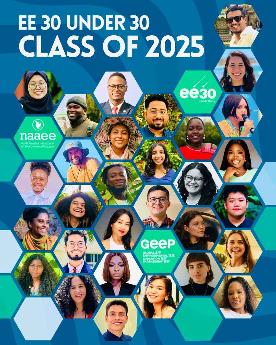 I am deeply humbled and honoured to have received 𝐭𝐡𝐞 𝐄𝐄30 𝐔𝐧𝐝𝐞𝐫 𝐓𝐡𝐢𝐫𝐭𝐲 𝐄𝐧𝐯𝐢𝐫𝐨𝐧𝐦𝐞𝐧𝐭𝐚𝐥 𝐄𝐝𝐮𝐜𝐚𝐭𝐢𝐨𝐧 𝐀𝐰𝐚𝐫𝐝 2025 from the North American Association for Environmental Education (<a href="/TheNAAEE/">NAAEE 🎓🌎</a>), and to be welcomed into the EE30 Under 30 – Class of