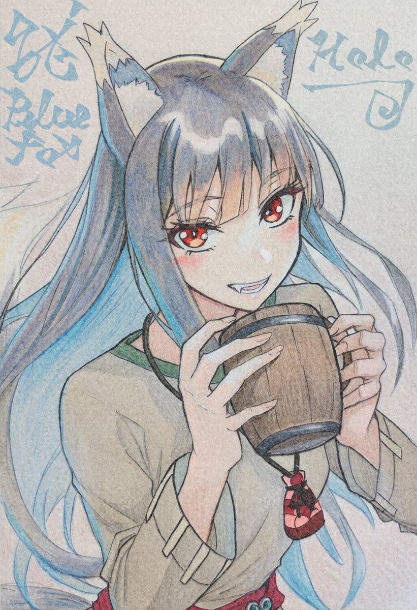 queenkitune's tweet image. 部屋を整理してたら昔大好きだった
「狼と香辛料」でてきたのたで

やっぱりケモ耳はいいですね

後半見てないけどどうなったのかしら😅
#狼と香辛料 
#絵描きさんとつながりたい