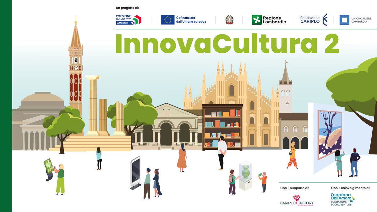 Heritage è tra le realtà che prenderanno parte al programma di empowerment di InnovaCultura2, organizzato da <a href="/RegLombardia/">Regione Lombardia</a> #UnioncamereLombardia <a href="/FondCariplo/">Fondazione Cariplo</a> <a href="/CariploFactory/">CariploFactory</a> <a href="/FSocialVenture/">Fondazione Social Venture Giordano Dell'Amore</a>.  

#InnovaCultura2 #FESRLombardia #UE2127 #FESR
