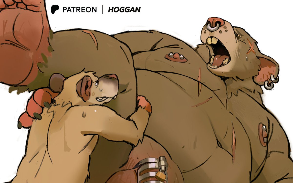 Little mafia boss and his big bodyguard 🐀
Old reward on the P-site, check it out in the Archive session ;) 
Discord is no longer required so you can directly view it on the site now.