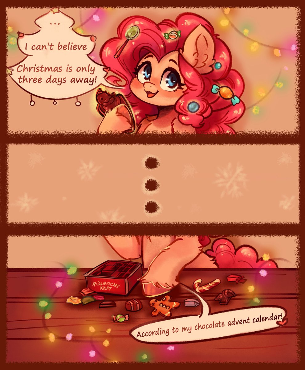 KPolnoc's tweet image. Confess, who else has had this happen? 😅
#AdventCalendar #mlp #mylittlepony #pinkiepie #cute #funny #comic #Xmas