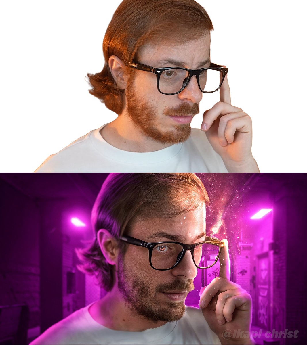 ChristIkapi's tweet image. I redesigned the thumbnail for the French YouTuber @Cyril_mp4 . Let me know what you think!