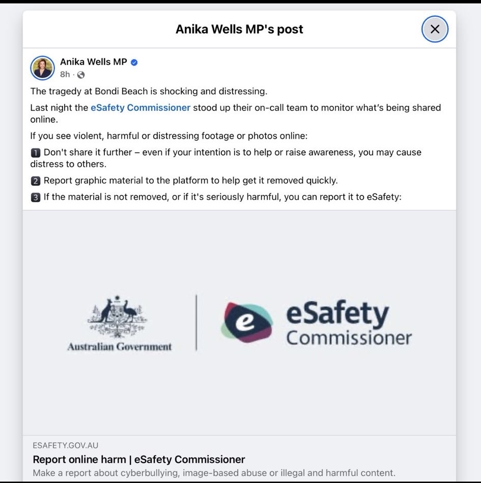 RennickGBR's tweet image. “Anthony Albanese has raised the spectre of the “far right” in the wake of the Bondi Beach terror attack, while conspicuously avoiding the topic of Islamic extremism.”

••••••••••••••••••

Below is Anika Wells response to what happened in Bondi. 

Maybe if the…