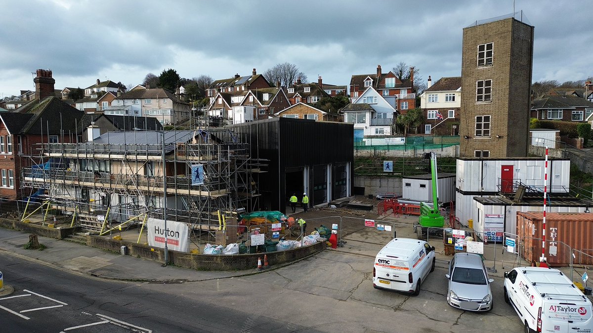 EchoDan11's tweet image. #Newhaven - building work coming along nicely for the new Fire Service Workshops @EastSussexFRS