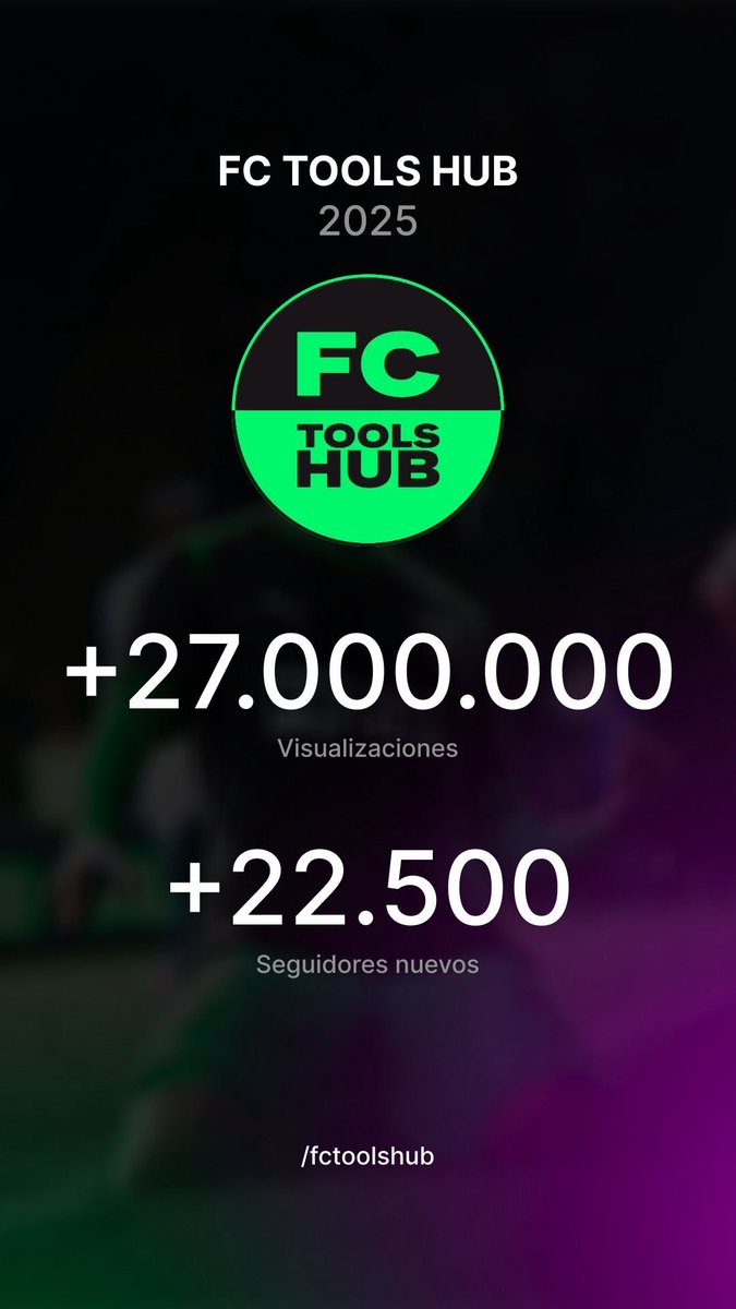 FCToolsHub's tweet photo. 🥳¡QUE PRIMER AÑO!
Nada más que agradecer a todos los que nos siguen en todas nuestras redes sociales durante el 2025 y que el 2026 sea mucho mejor, se vienen cositas👀
#FC26 #FCToolsHub https://t.co/uLiH1kOTdy