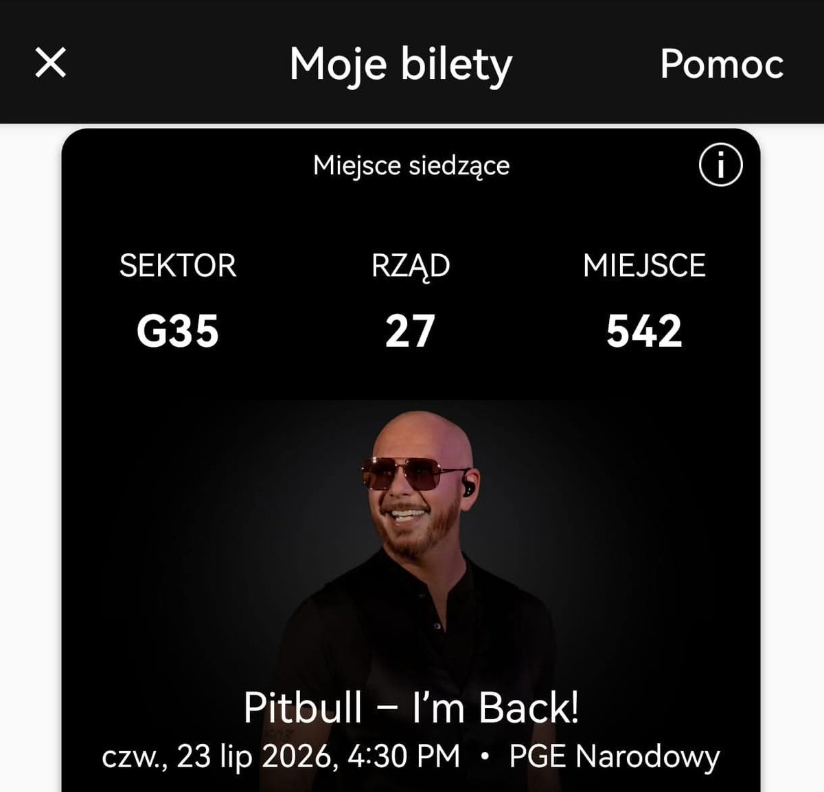 24hopeubounce's tweet image. SPRZEDAM
bilet na Pitbulla trybuny 350zł

RT PLS 🙏