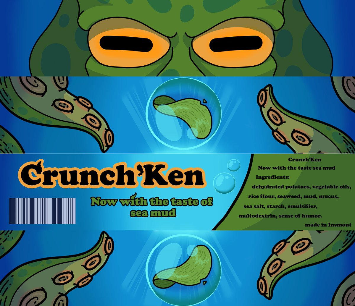 🛒 HELLMART ART CONTEST — Winners Announced
Thank you to everyone who took part in the HELLMART Art Contest. We received many funny and creative submissions, and choosing the winners wasn’t easy.

Here are the three works that will be added to the game:

🐺 The Beast (protein