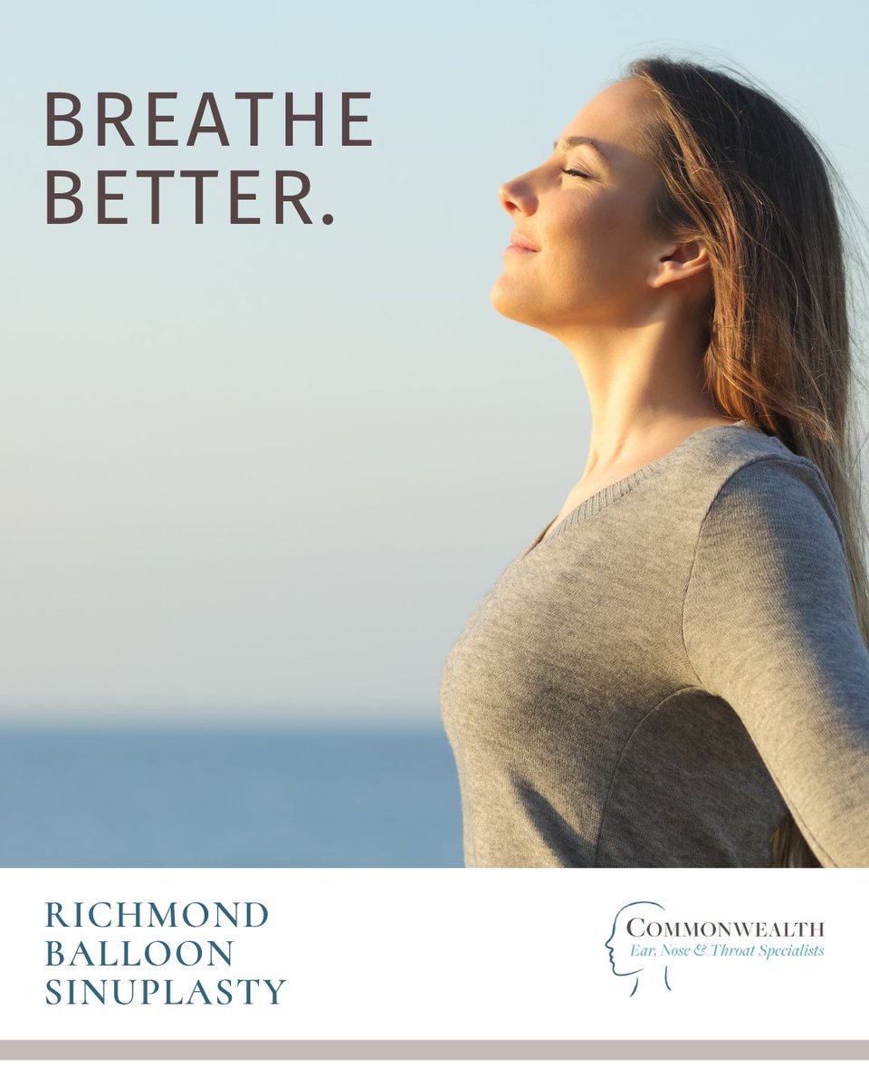 Balloon sinuplasty is a minimally invasive treatment that can open blocked sinuses and bring long-lasting relief.

Struggling with sinus pressure or chronic congestion? We're here to help!
🖥️ | vist.ly/4iust
📞 RICHMOND | (804) 525-4231
📞 MIDLOTHIAN | (804) 378-7443