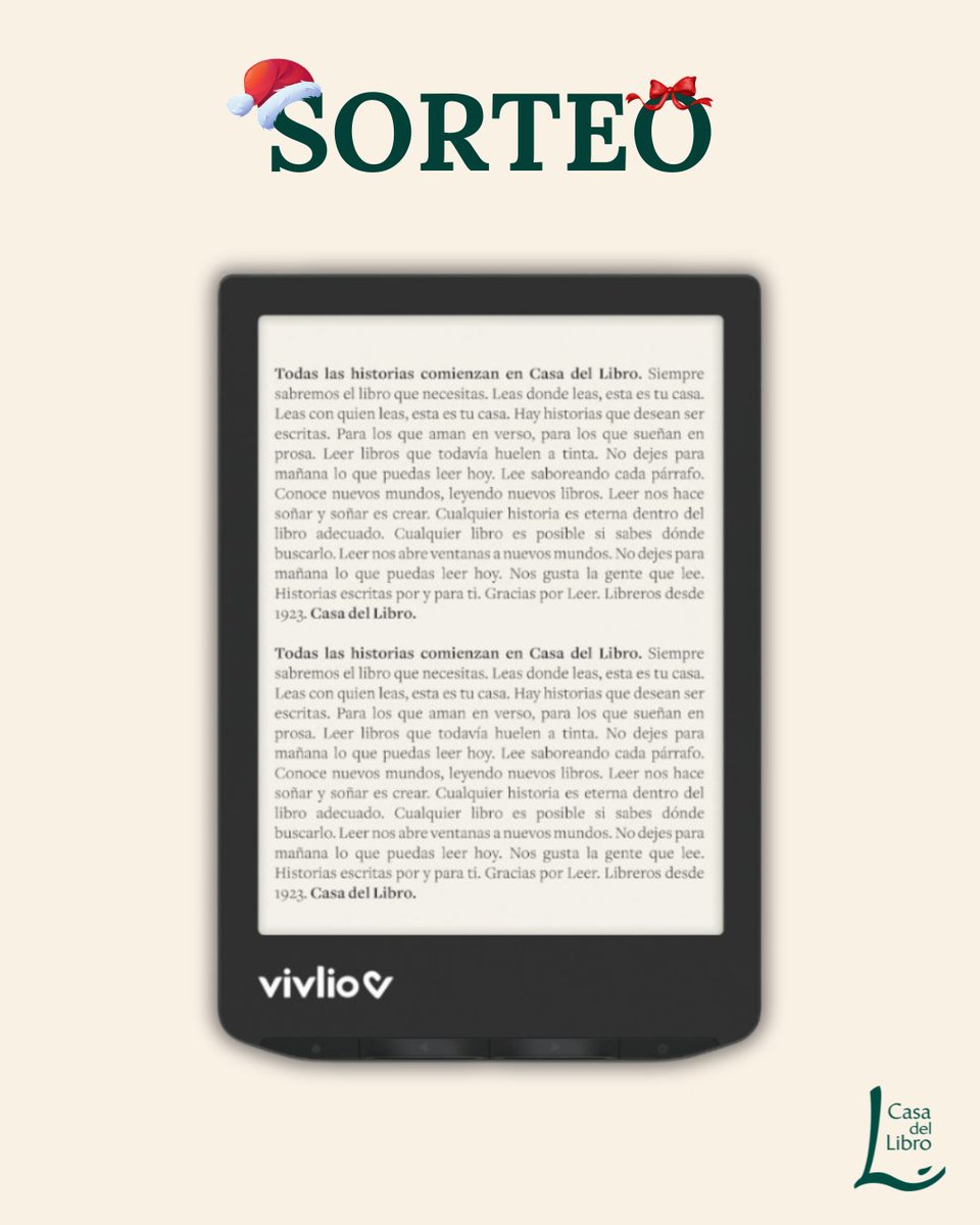 🎁 SORTEO ESPECIAL NAVIDAD 🎁

¡Este año el lote es tan grande que no nos cabe en una imagen! Así que deja de alucinar y participa👇
✅ Síguenos
❤️ Dale like a esta publicación
🔁 Repostea
💬 Dinos qué es lo que más te gusta de este lote

BBLL: ow.ly/A6g350XKlcF