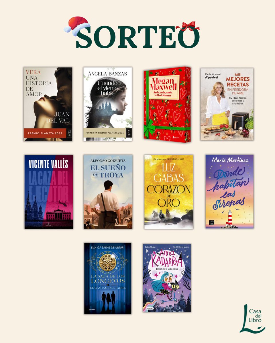 casadellibro's tweet image. 🎁 SORTEO ESPECIAL NAVIDAD 🎁

¡Este año el lote es tan grande que no nos cabe en una imagen! Así que deja de alucinar y participa👇
✅ Síguenos
❤️ Dale like a esta publicación
🔁 Repostea
💬 Dinos qué es lo que más te gusta de este lote

BBLL: ow.ly/A6g350XKlcF