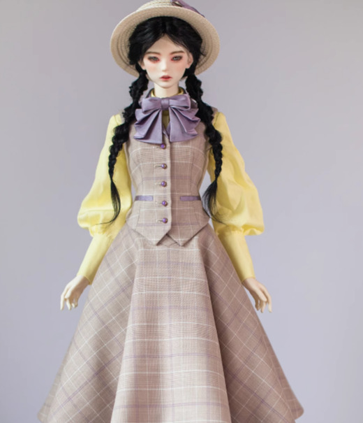 入荷情報】 DOLK SELECTより、60cmドール用ドレス『クラシックチェック