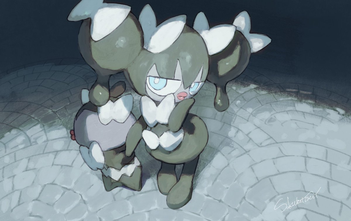 #ポケモン版深夜の真剣お絵描き60分一本勝負